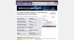 Desktop Screenshot of freecadapps.com